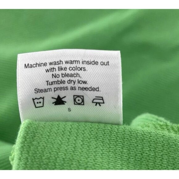 Hanna Andersson Women’s Kelly Green Ribbed Textured Knit Dress Sz Sm, USA, FLAW - Picture 12 of 13